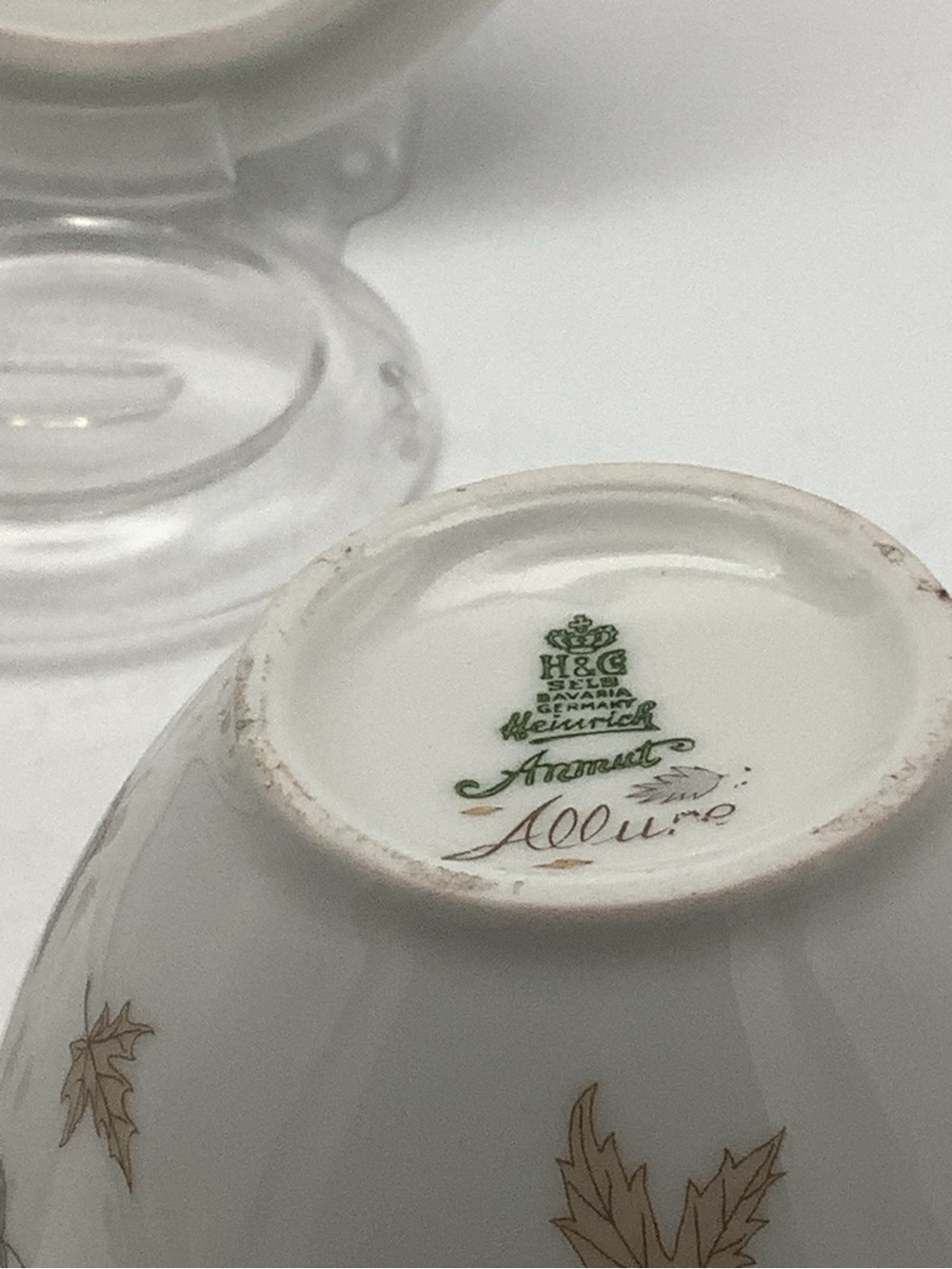 Vintage Heinrich & Co. Allure Bavarian Porcelain Leaf-Accent Serving Set - Picture 14 of 16